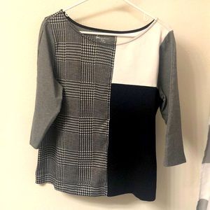 Lane Bryant Color Blocked Top Size 14/16